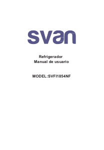Bruksanvisning Svan SVFI1854NF Kyl-frys
