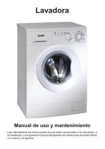 Manual de uso Svan SVL7148 Lavadora