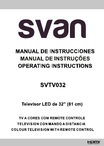 Manual Svan SVTV032 Televisor LED