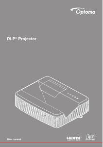 Manual Optoma GT5500+ Projector