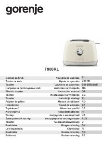 Manual Gorenje T900RL Prăjitor de pâine