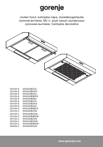 Instrukcja Gorenje WHU529ES/S Okap kuchenny