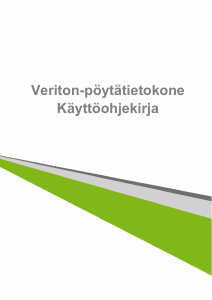 Käyttöohje Acer Veriton X2632 Pöytätietokone