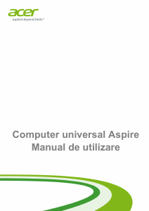 Manual Acer Aspire Z1-621 Computer de birou