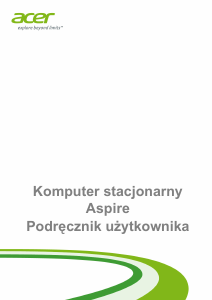 Instrukcja Acer Aspire XC-115 Komputer stacjonarny