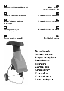 Manuál Atika BioPlus 2400 Zahradní drtička