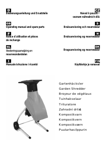 Manuál Atika BioTec 1600 Zahradní drtička