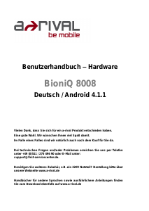 Bruksanvisning A-rival BioniQ 8008 Tablet