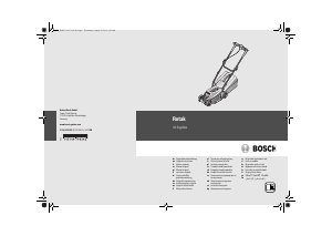 Manuale Bosch Rotak 32 Ergoflex Rasaerba