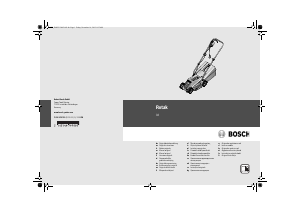 Kullanım kılavuzu Bosch Rotak 32 Çim biçme makinesi