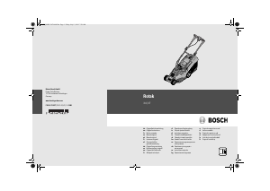 Manuale Bosch Rotak 34 Rasaerba