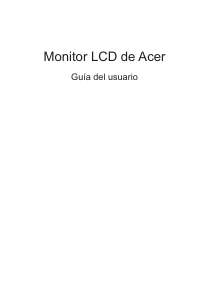 Handleiding Acer R221Q LCD monitor