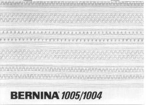 Handleiding Bernina 1004 Naaimachine