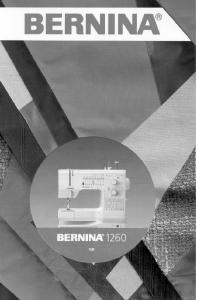 Handleiding Bernina 1260 Naaimachine