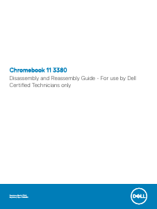 Bruksanvisning Dell Chromebook 13 3380 Bärbar dator