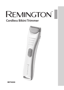Εγχειρίδιο Remington BKT4000 Μηχανή περιποίησης μπικίνι