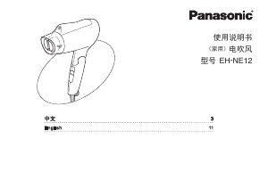 Bruksanvisning Panasonic EH-NE12 Hårtork