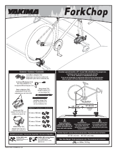 Manual de uso Yakima ForkChop Porta bicicleta