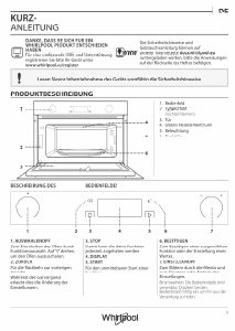 Bedienungsanleitung Whirlpool W7 MD540 Mikrowelle