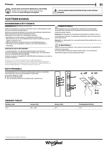 Käyttöohje Whirlpool WCT 64 FLS X Liesituuletin