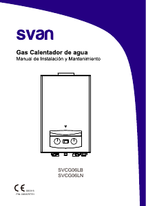 Manual de uso Svan SVCG06LB Caldera de gas