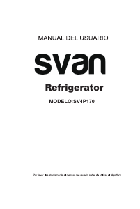 Bruksanvisning Svan SV4P170 Kyl-frys