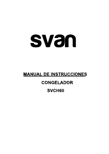 Manual de uso Svan SVCH60 Congelador