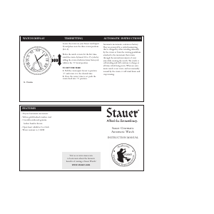 Manual Stauer 36783 Watch