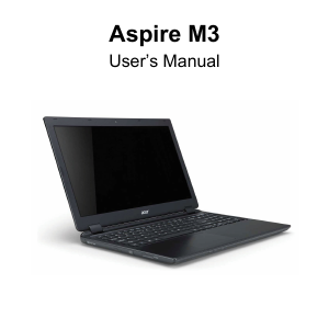 Manual de uso Acer Aspire M3-581TG Portátil