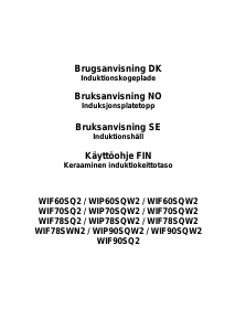 Bruksanvisning Witt WE786SQWKS Kokeplate