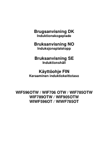 Bruksanvisning Witt WIF706OTW Kokeplate