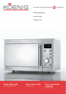 Bedienungsanleitung Koenig B01170 Mikrowelle