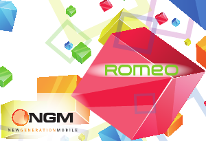 Mode d’emploi NGM Romeo Téléphone portable