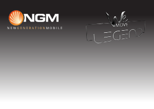 Handleiding NGM WeMove Legend Mobiele telefoon