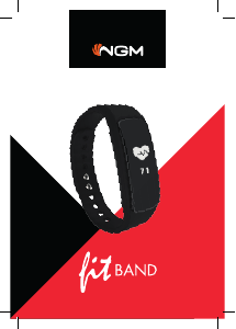 Bruksanvisning NGM Fit Band Aktivitetsspårare