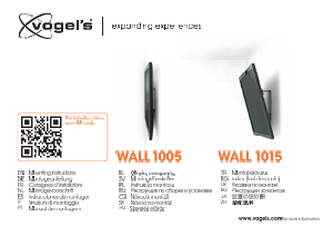 Manual Vogel's WALL 1005 Suporte de parede