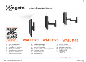 Εγχειρίδιο Vogel's WALL 1125 Βάση τοίχου
