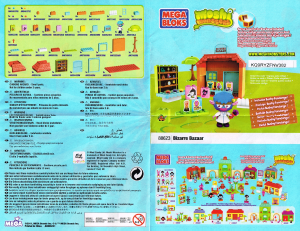 Manual Mega Bloks set 80623 Moshi Monsters Bizarre bazaar