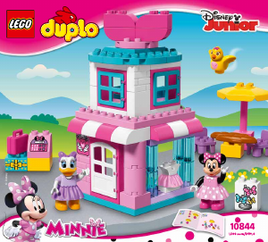 Manual Lego set 10844 Duplo Minnie Mouse Bow-tique