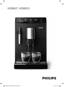 Bedienungsanleitung Philips HD8823 Espressomaschine