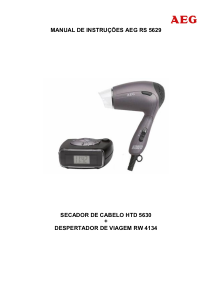 Manual AEG RS 5629 Secador de cabelo