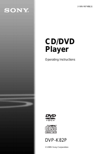 Bruksanvisning Sony DVP-K82P DVD spelare