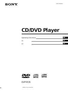 Bruksanvisning Sony DVP-M35 DVD spelare