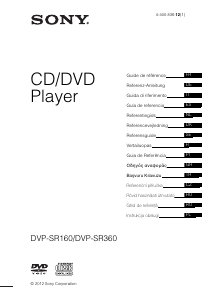 Manual Sony DVP-SR360 DVD player