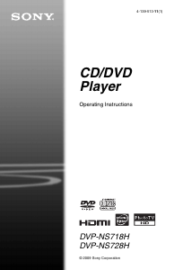 Bruksanvisning Sony DVP-NS718H DVD spelare