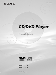 Handleiding Sony DVP-S745D DVD speler