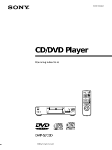 Bruksanvisning Sony DVP-S705D DVD spelare