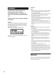 Bruksanvisning Sony DVP-S7000 DVD spelare