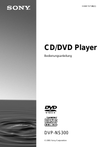 Bedienungsanleitung Sony DVP-NS300 DVD-player