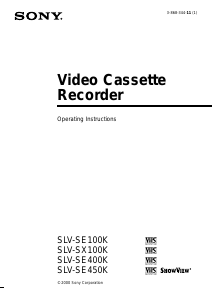 Handleiding Sony SLV-SE400K Videorecorder